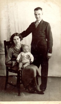 With my Parents in 1935