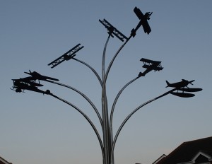 Spitfire Statue at Hamble